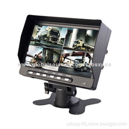 7-inch Digital Color LCD Car Monitor with 12-32V Working Voltage